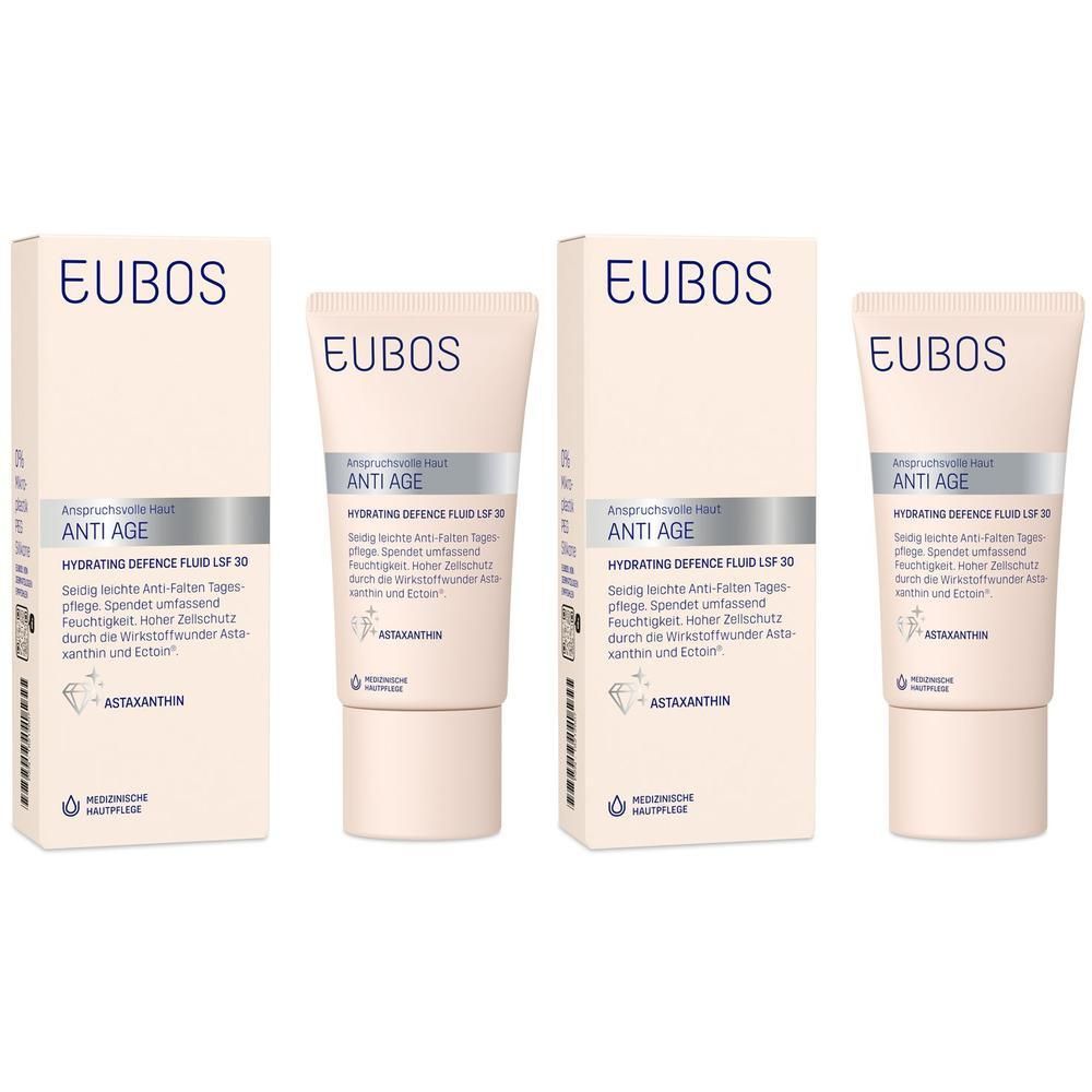 Eubos Anti-Age Hydrating Defence Fluid LSF 30 2x 2x50 ml Tagescreme