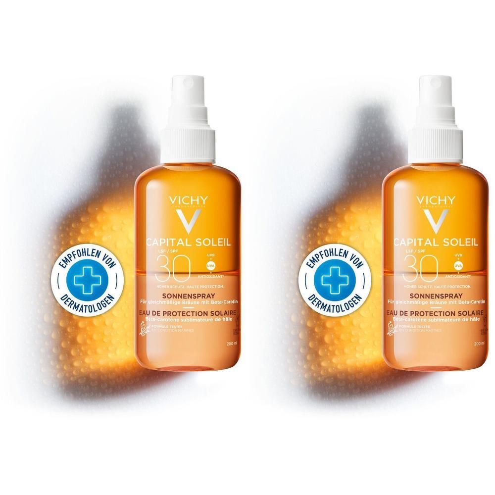 Vichy Ideal Soleil Sonnenspray braun LSF 30 2x 2x200 ml Spray