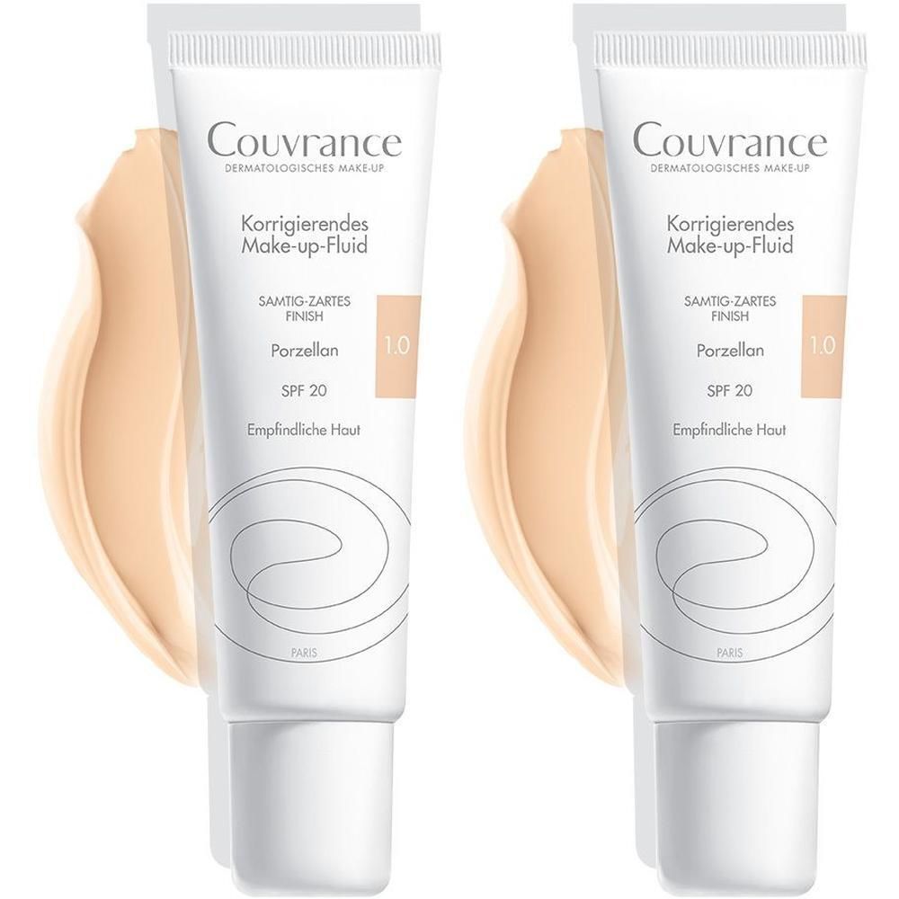 Avene Couvrance korrigier.Make-up Fluid porzel.1.0 2x 2x30 ml Make up