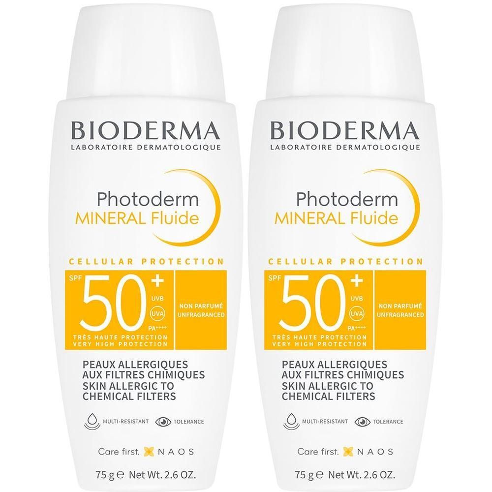 Bioderma Photoderm Mineralfl Creme SPF 50+ 2x 2x75 g