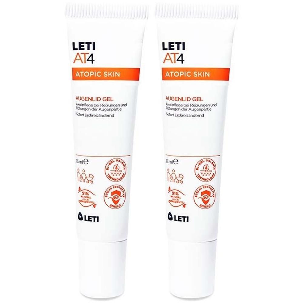 Leti AT4 Augenlid Gel 2x 2x15 ml