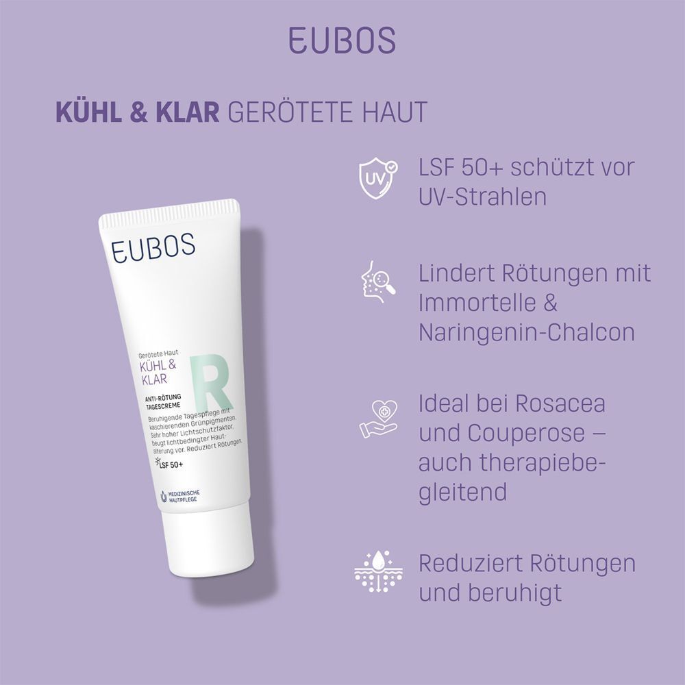 EUBOS Kühl & Klar Anti-Rötung Tagescreme
