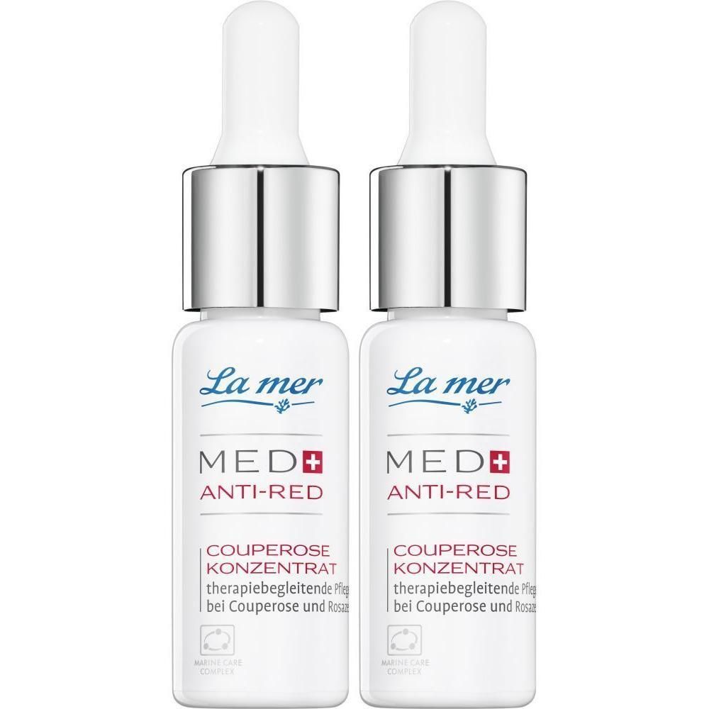 LA MER Med+ Anti-Red Couperose Konzentrat o.Parfum 2x 2x15 ml