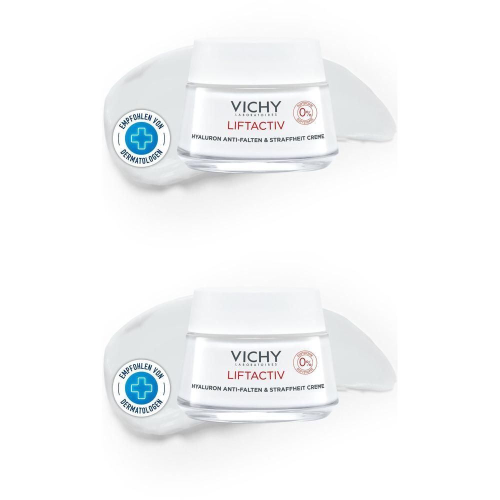 Vichy Liftactiv Hyaluron Creme ohne Duftstoffe 2x 2x50 ml