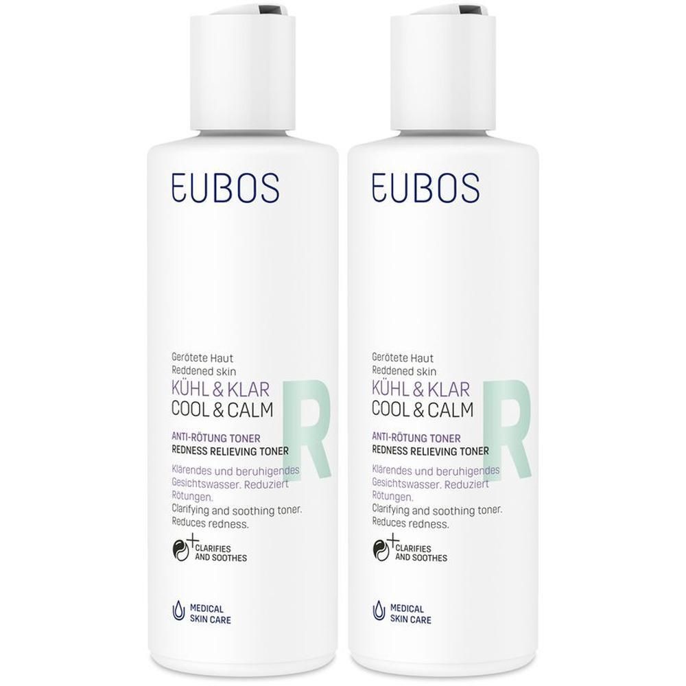 Eubos Kühl & Klar Anti-Rötung Toner 2x 2x200 ml Flüssigkeit