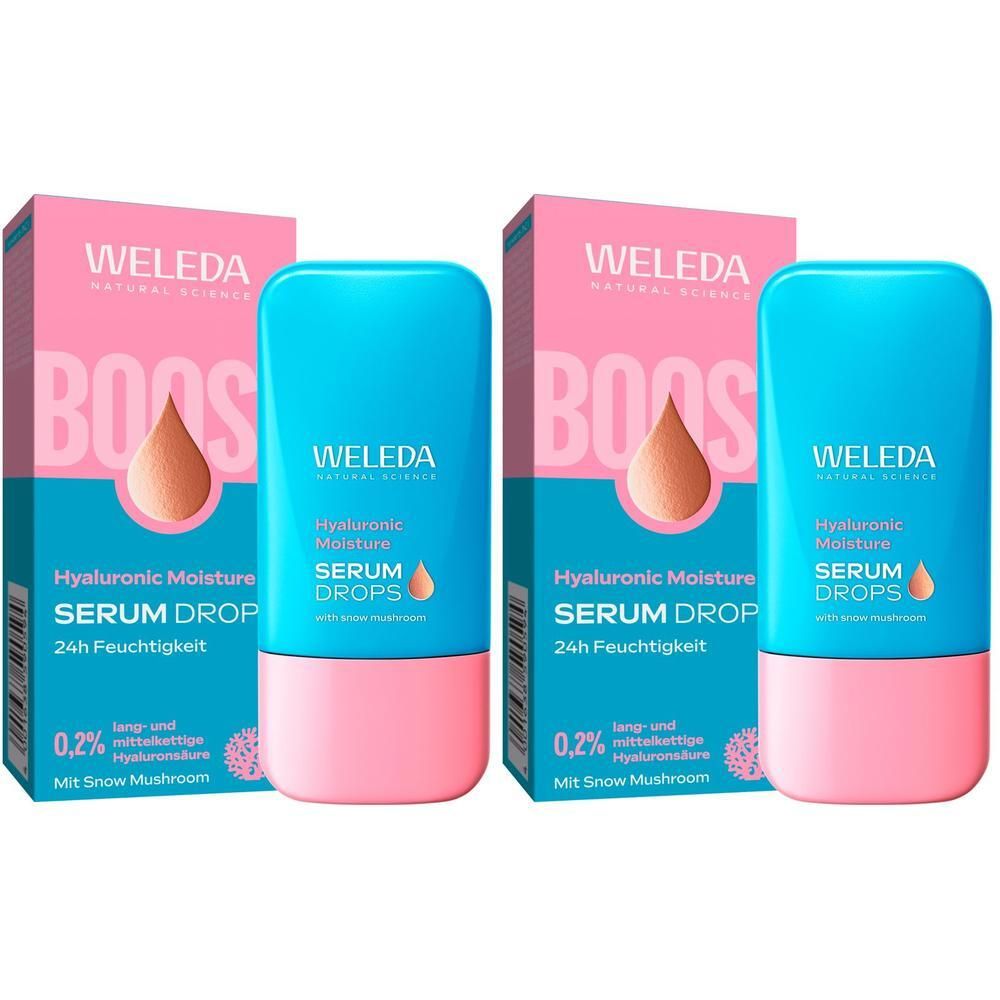 Weleda Hyaluronic Moisture Serum Drops 2x 2x30 ml