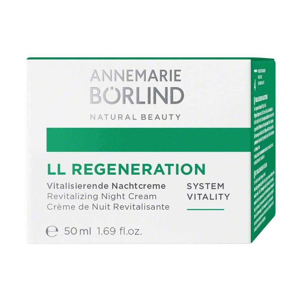 Verpackung der LL Regeneration Vitalisierende Nachtcreme, 50 ml.