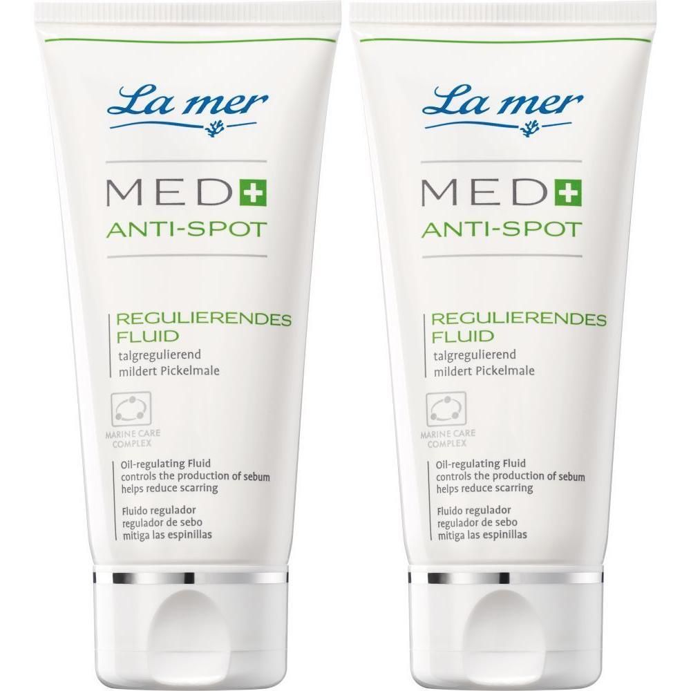 LA MER Med+ Anti-Spot regulierendes Fluid o.Parfum 2x 2x50 ml Lotion
