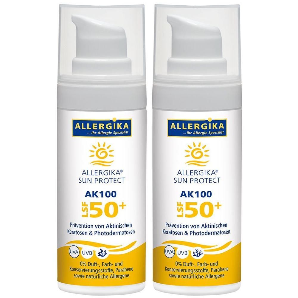 Allergika SUN Protect Ak100 Creme LSF 50+ 2x 2x50 ml