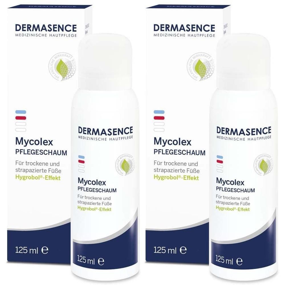Dermasence Mycolex Pflegeschaum 2x 2x125 ml Schaum