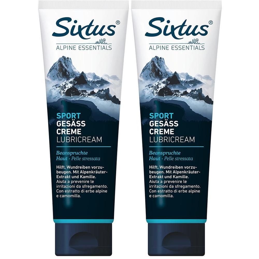 Sixtus Sport Gesäß Creme 2x 2x125 ml