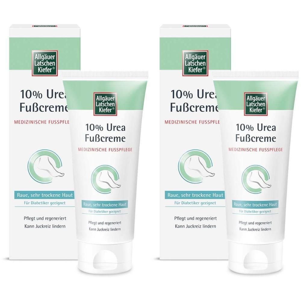 Allgäuer Latschenk. 10% Urea Fußcreme 2x 2x100 ml Creme