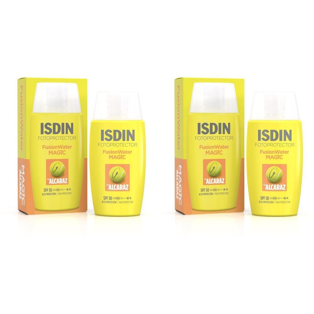 Isdin Fotoprotector Fusion Water Mag.alcar.LSF 50 2x 2x50 ml Creme