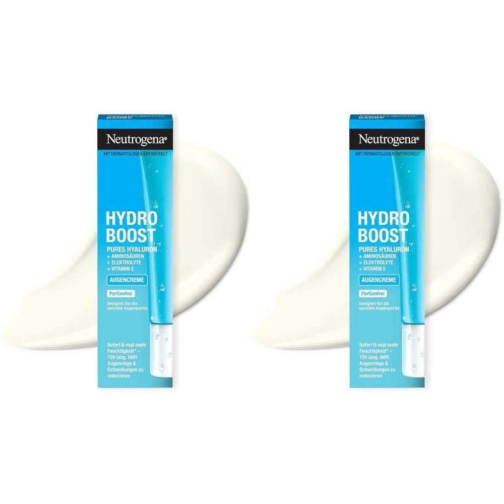 Neutrogena Hydro Boost belebendes Augen Creme Gel 2x 2x15 ml