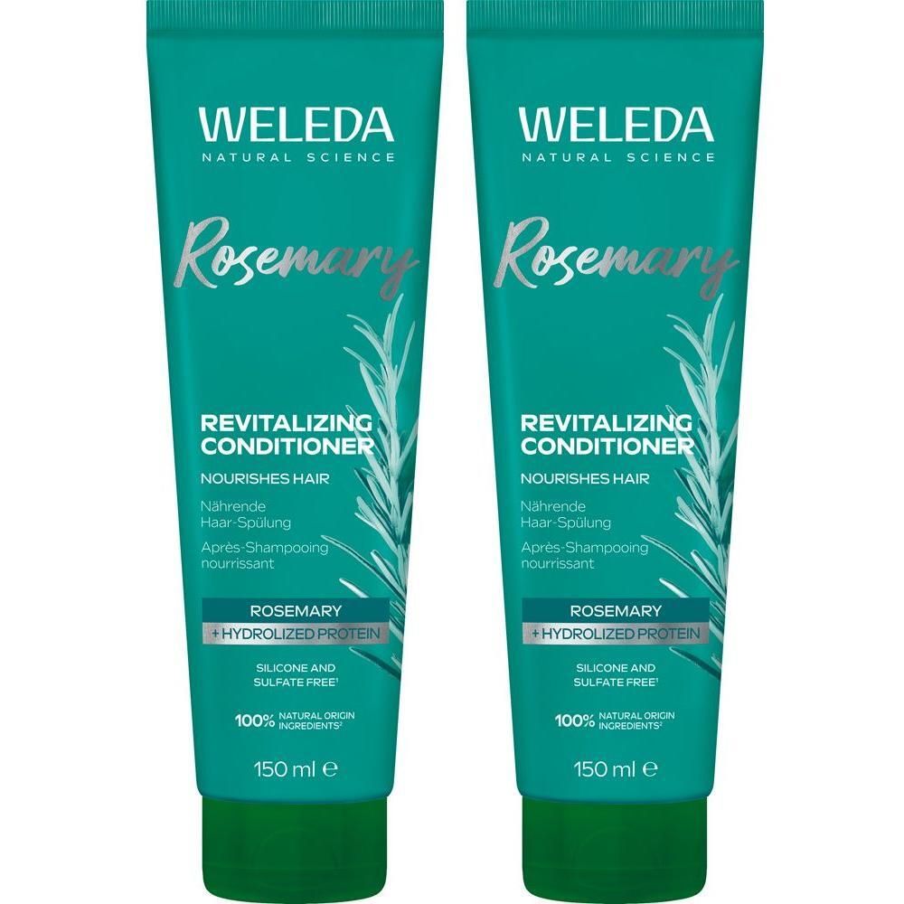 Weleda Rosmarin Revitalising Conditioner 2x 2x150 ml Haarspülung