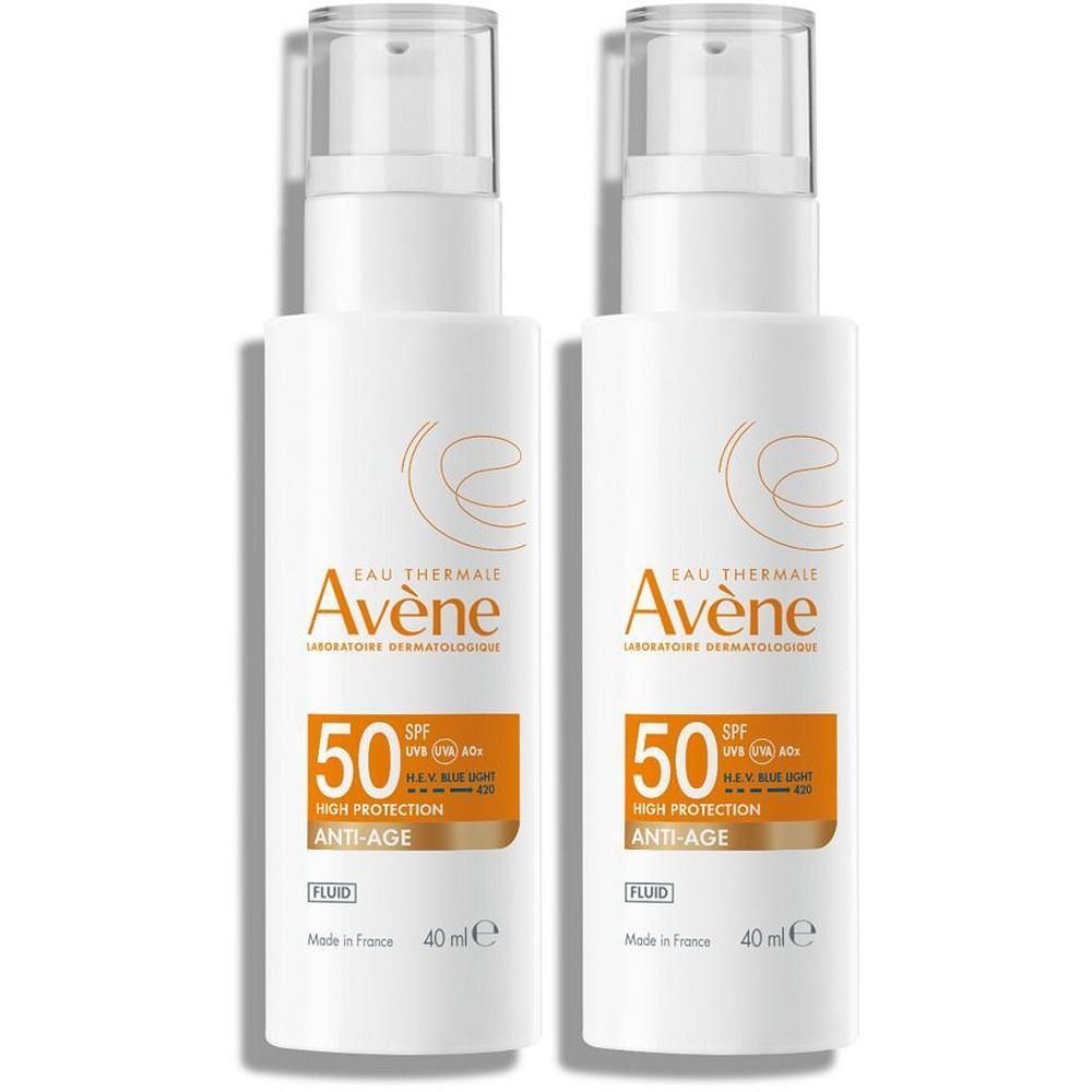 Avene Anti-Age Fluid SPF 50 2x 2x40 ml Emulsion