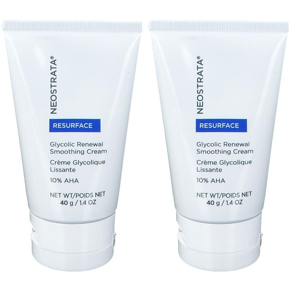 Neostrata Glycolic Renewal Smoothing Cream 10 AHA 2x 2x40 g Creme