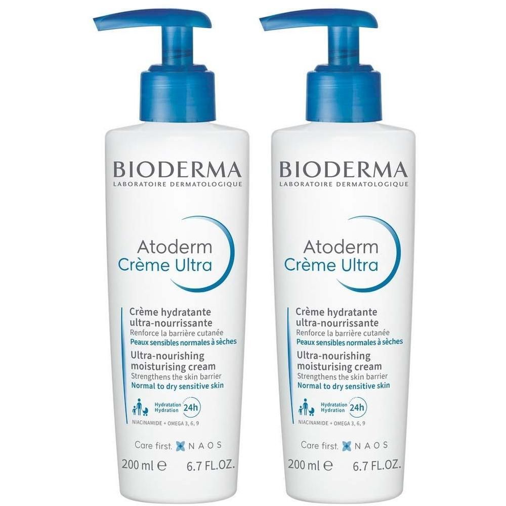 Bioderma Atoderm Creme Ultra Pump 2x 2x200 ml