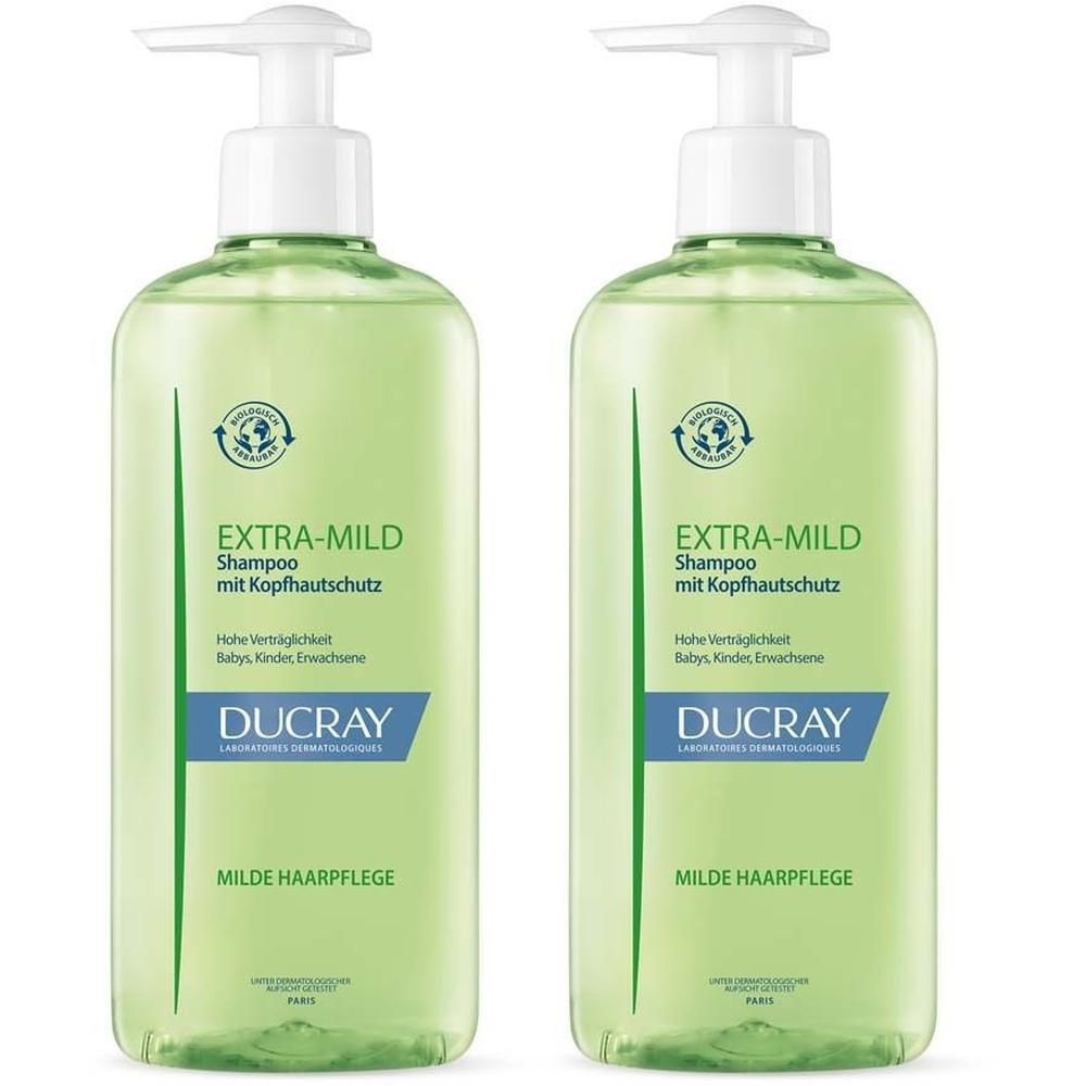 Ducray Extra Mild Shampoo 2x 2x400 ml