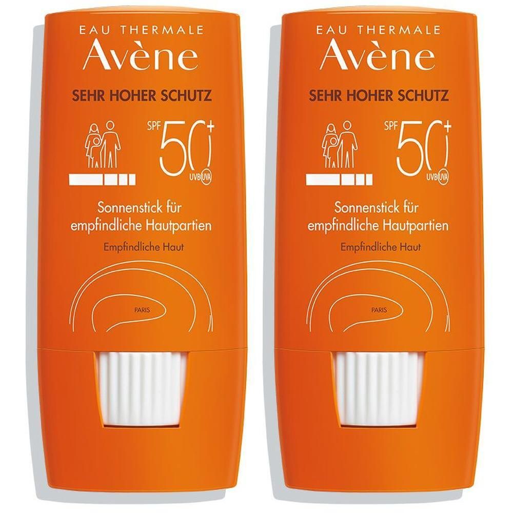 Avene SunSitive Sonnenstick SPF 50+ empf.Hautp. 2x 2x8 g Stifte