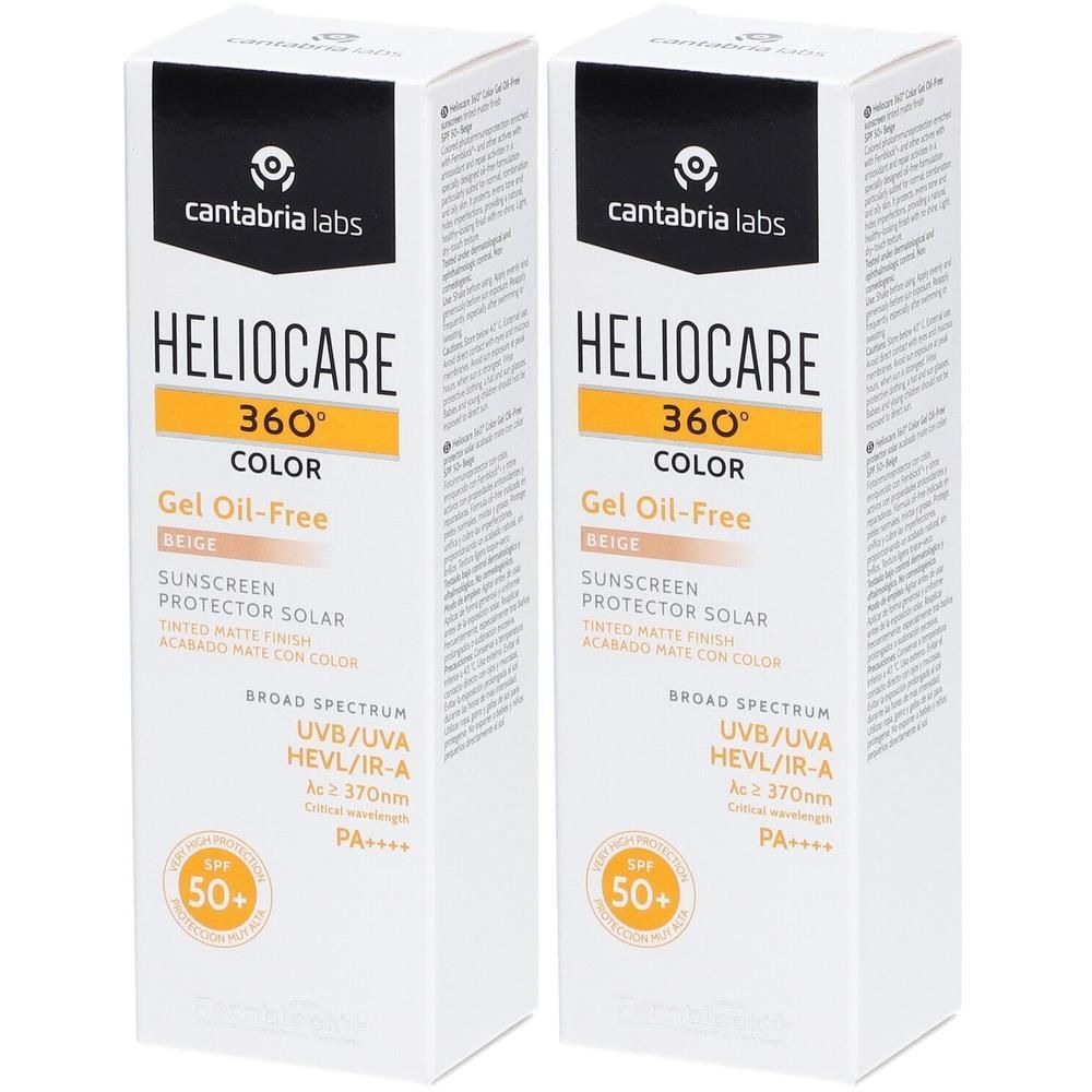 Heliocare 360° Color Gel oil-free beige 2x 2x50 ml