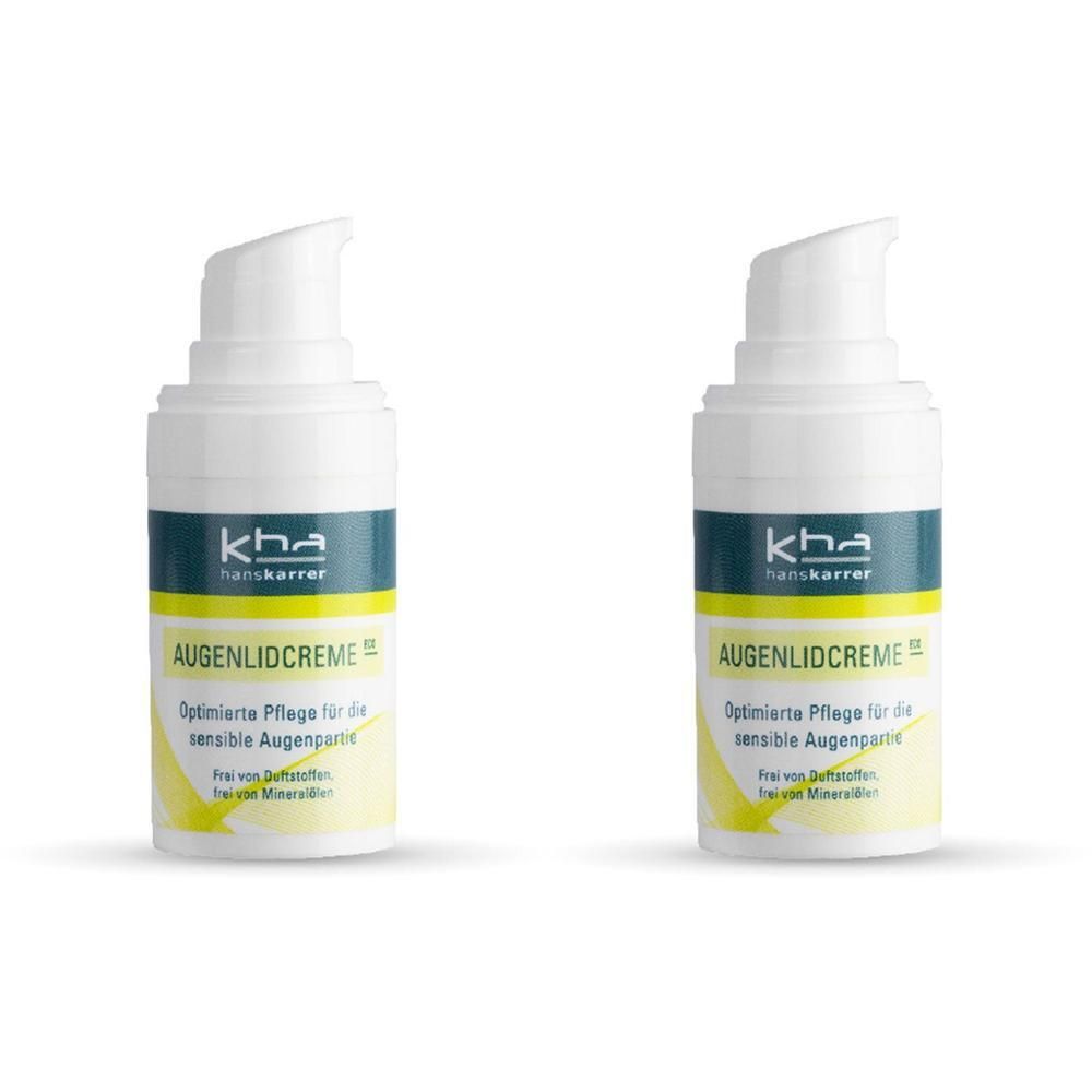 Hans Karrer Augenlidcreme Eco 2x 2x15 ml Creme