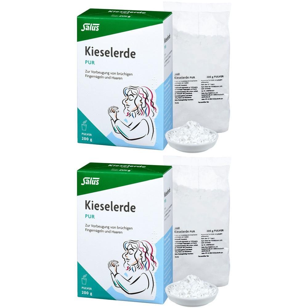 Kieselerde PUR Pulver Salus 2x 2x200 g