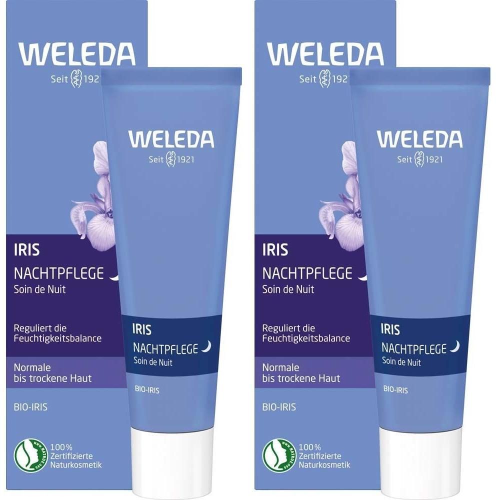 Weleda Iris Nachtpflege 2x 2x30 ml Nachtcreme