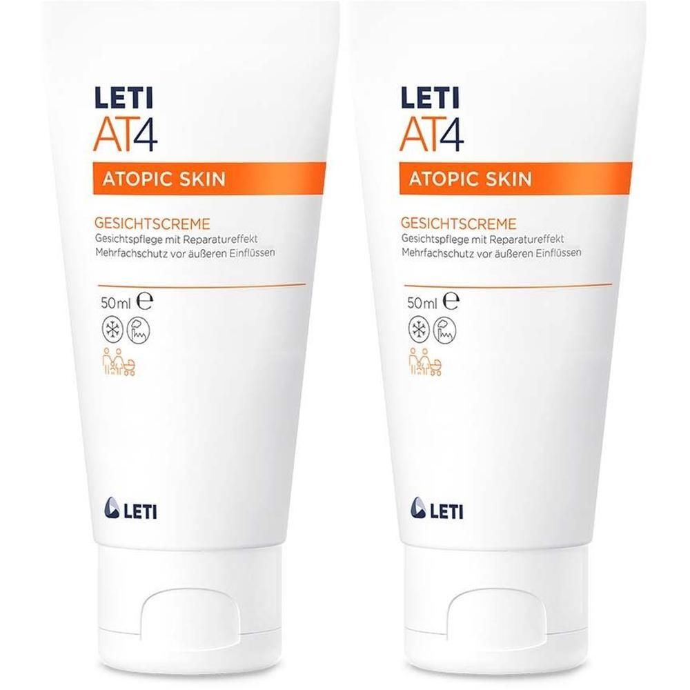 Leti AT4 Gesichtscreme 2x 2x50 ml Creme