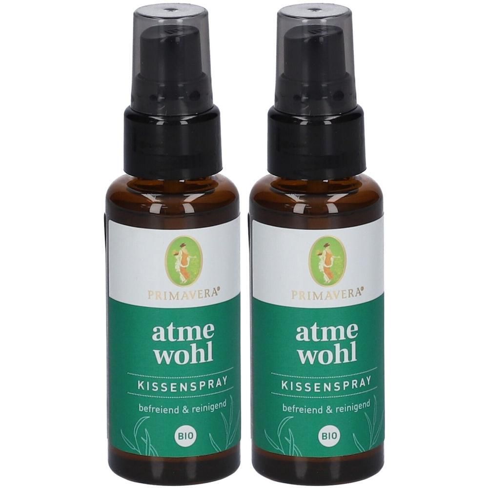 Atmewohl Kissenspray Bio 2x 2x30 ml Ätherisches Öl
