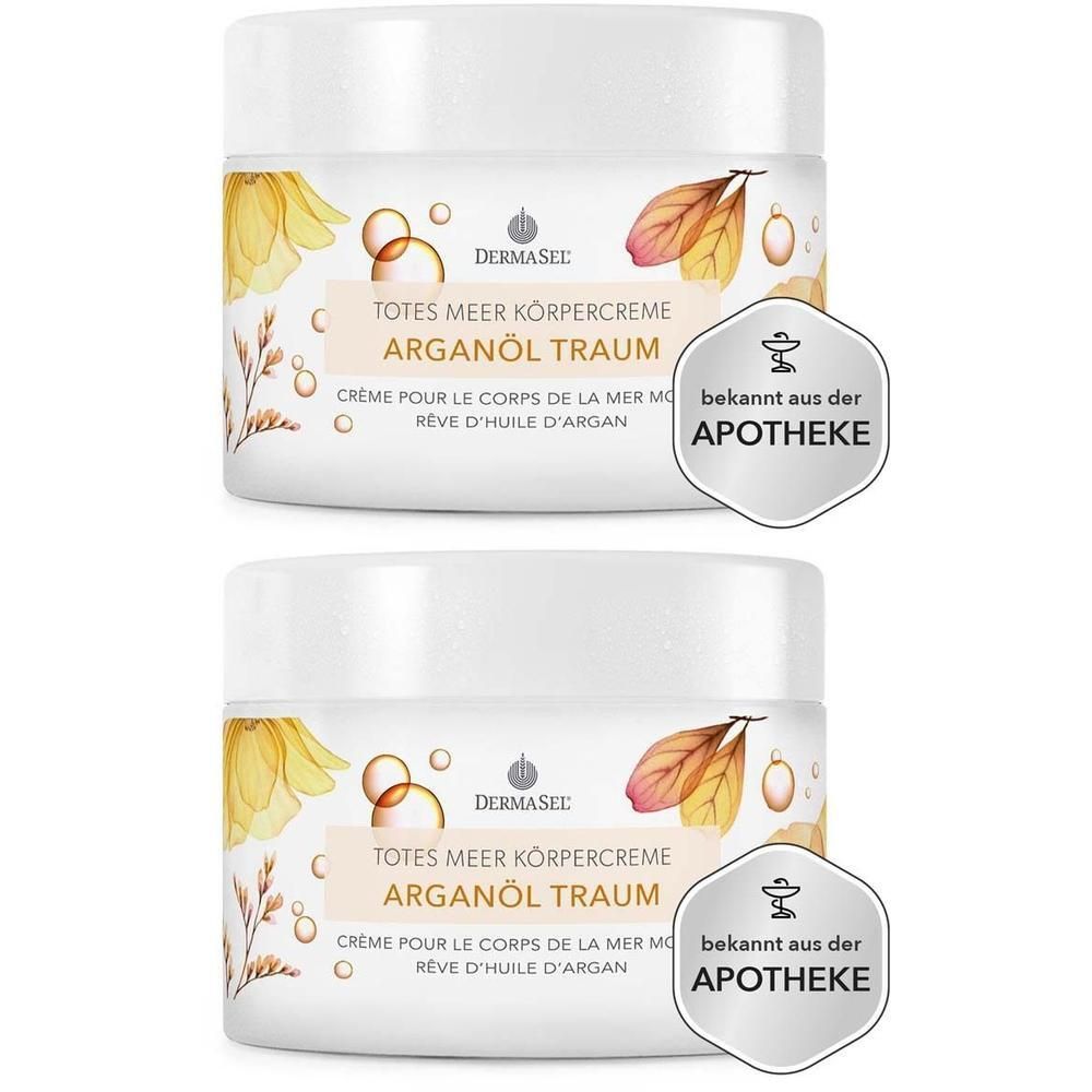 Dermasel Totes Meer Körpercreme Arganöl Traum 2x 2x200 ml Creme