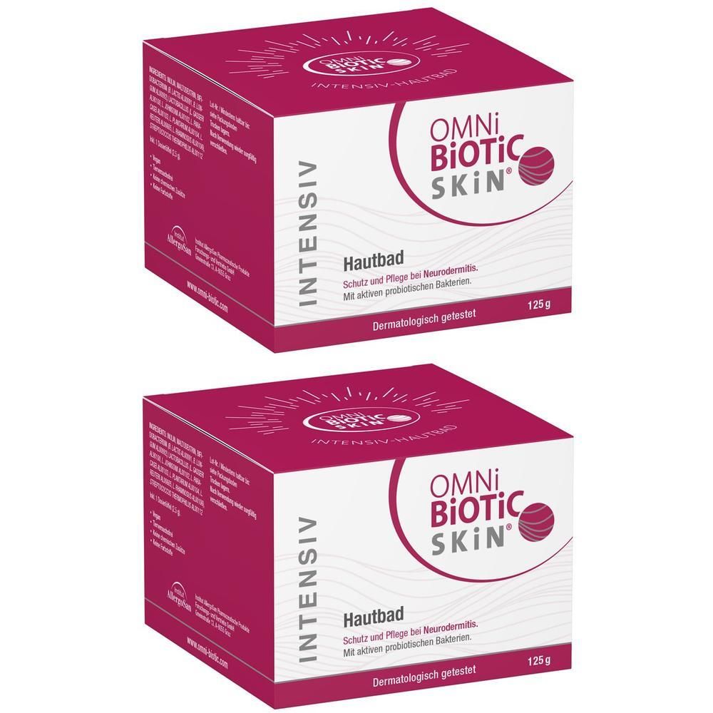 OMNI-BiOTiC SKiN intensiv Hautbad Pulver 2x 2x125 g