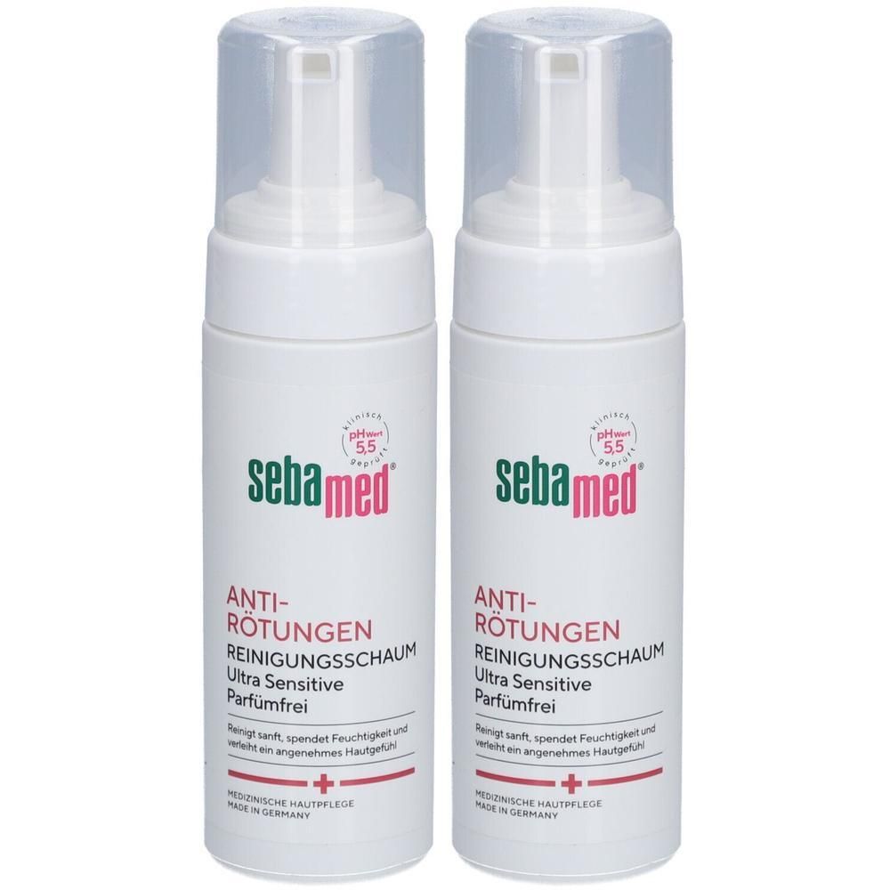 Sebamed Anti-Rötungen Reinigungsschaum 2x 2x150 ml Schaum