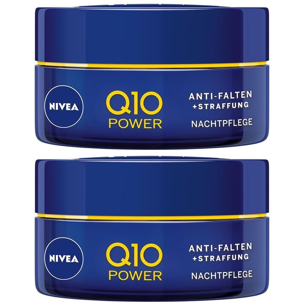Nivea Q10 Power Anti-Falten regenerier.Nachtpflege 2x 2x50 ml Nachtcreme