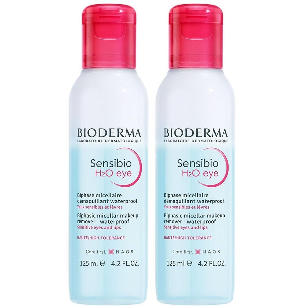 Bioderma Sensibio H2O Reinigungslösung eye 2x 2x125 ml Lösung