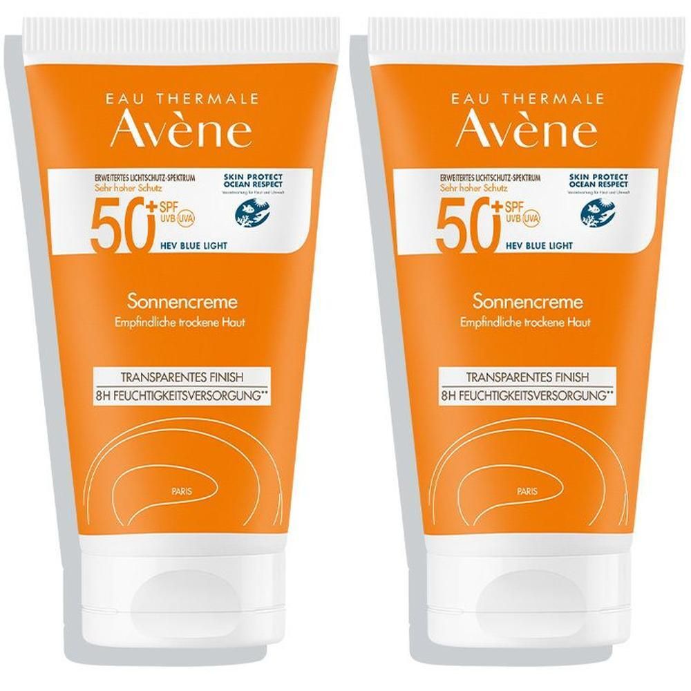 Avene Sonnencreme SPF 50+ 2x 2x50 ml Creme