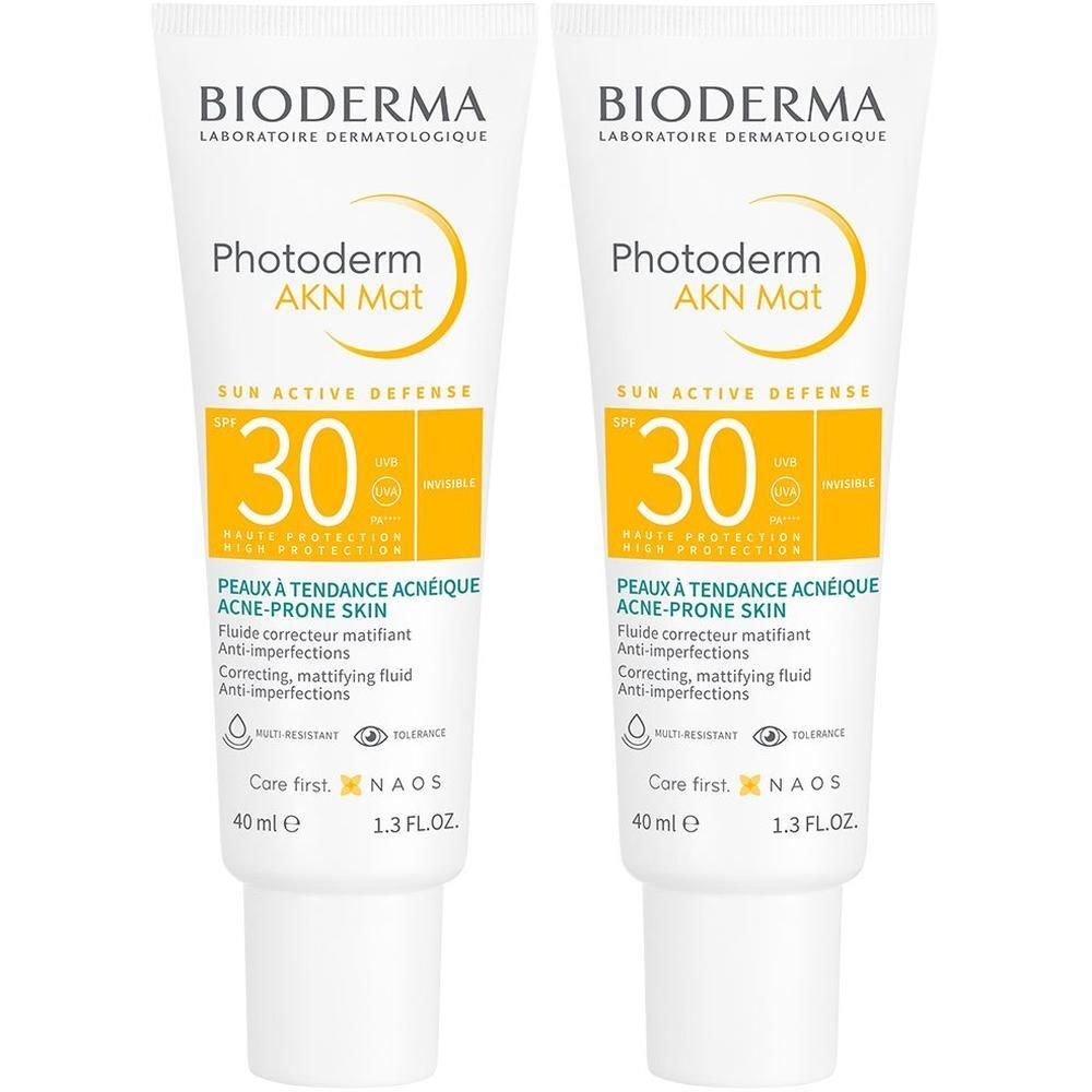 Bioderma Photoderm AKN Creme SPF 30 2x 2x40 ml
