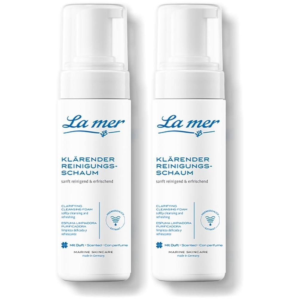 LA MER klärender Reinigungsschaum m.Parfum 2x 2x150 ml Schaum
