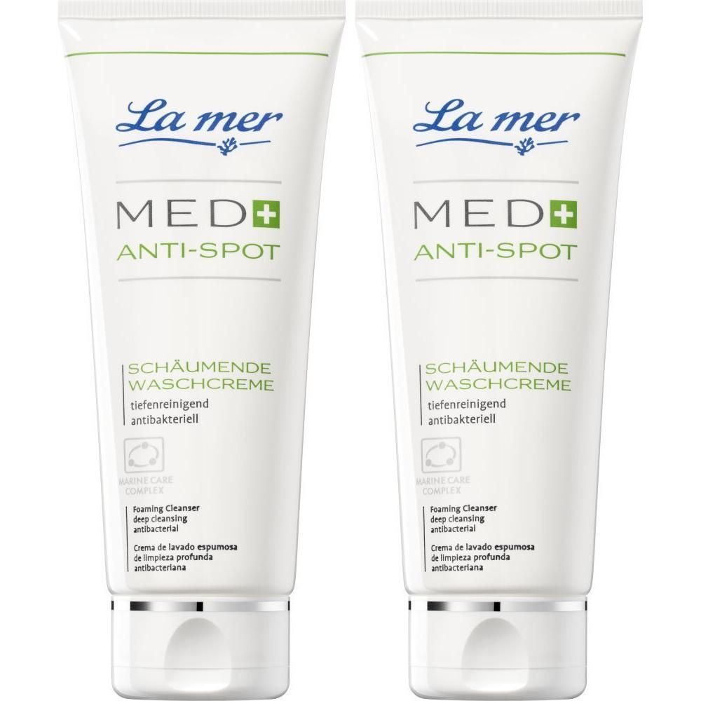 LA MER Med+ Anti-Spot schäumende Waschcre.o.Parf. 2x 2x100 ml Creme