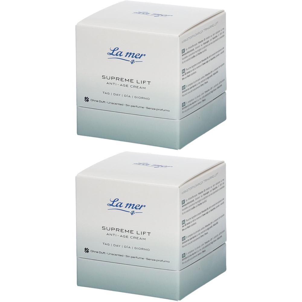 LA MER Supreme Lift Anti-Age Cream Tag o.Parfum 2x 2x50 ml Creme