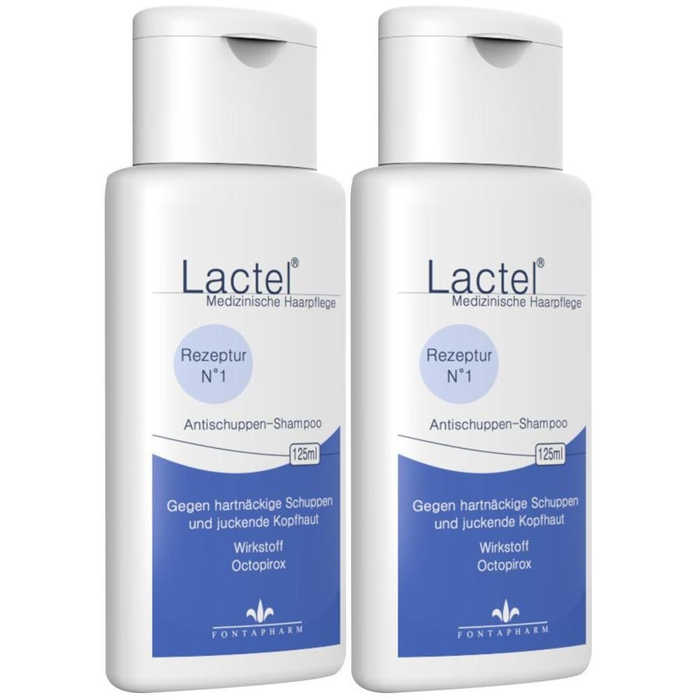 Lactel Nr.1 Schuppen Shampoo 2x 2x125 ml