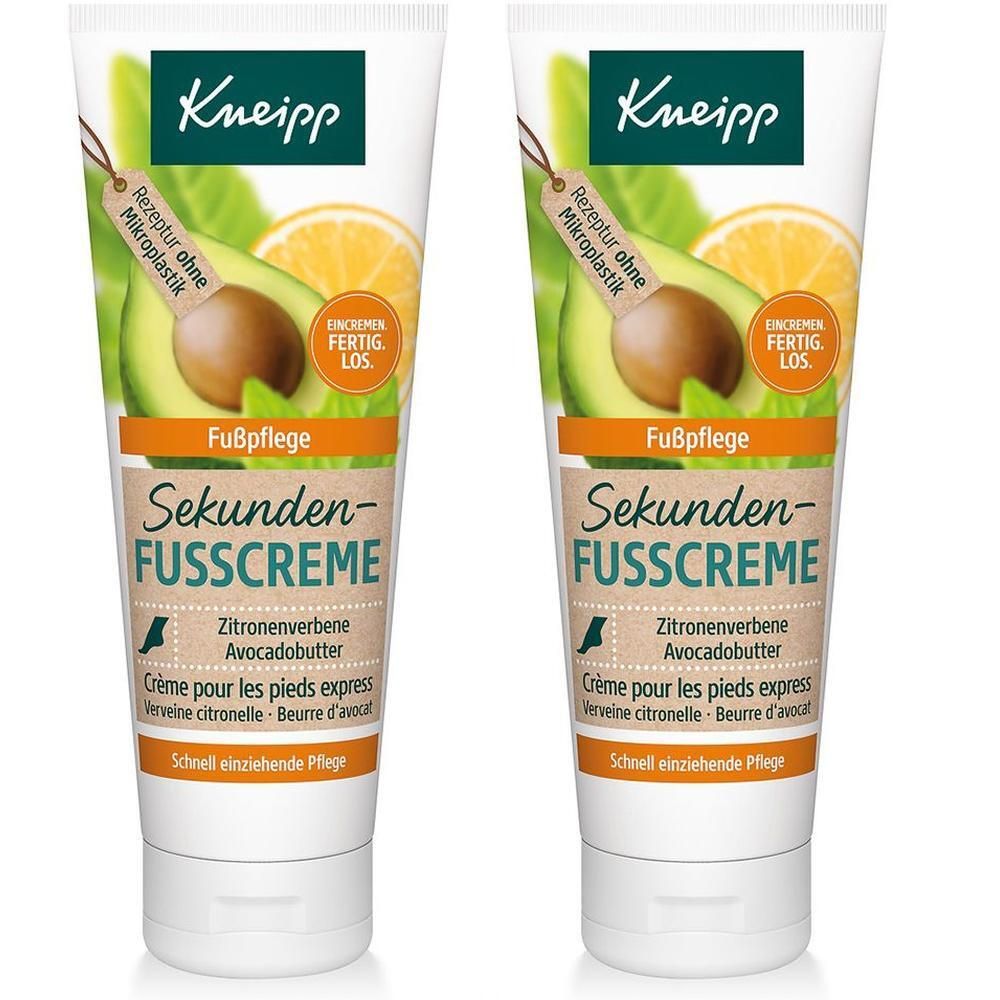Kneipp Sekunden-Fußcreme 2x 2x75 ml Creme