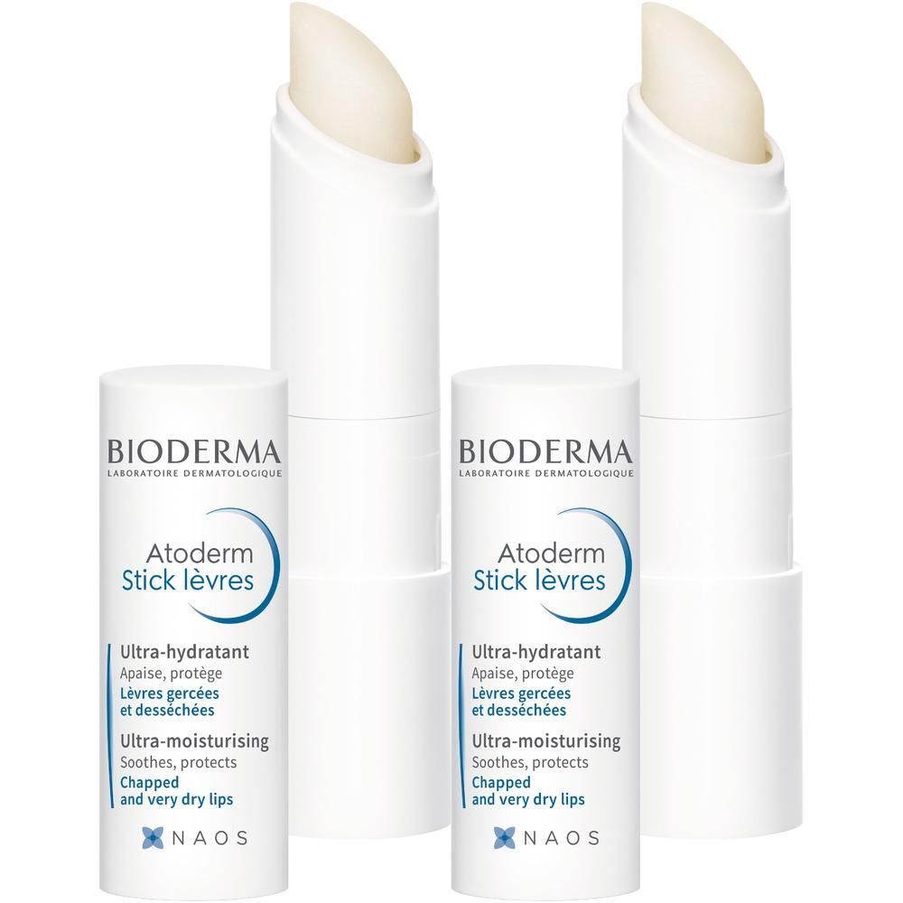 Bioderma Atoderm Levres Stick 2x 2x4 g Stifte