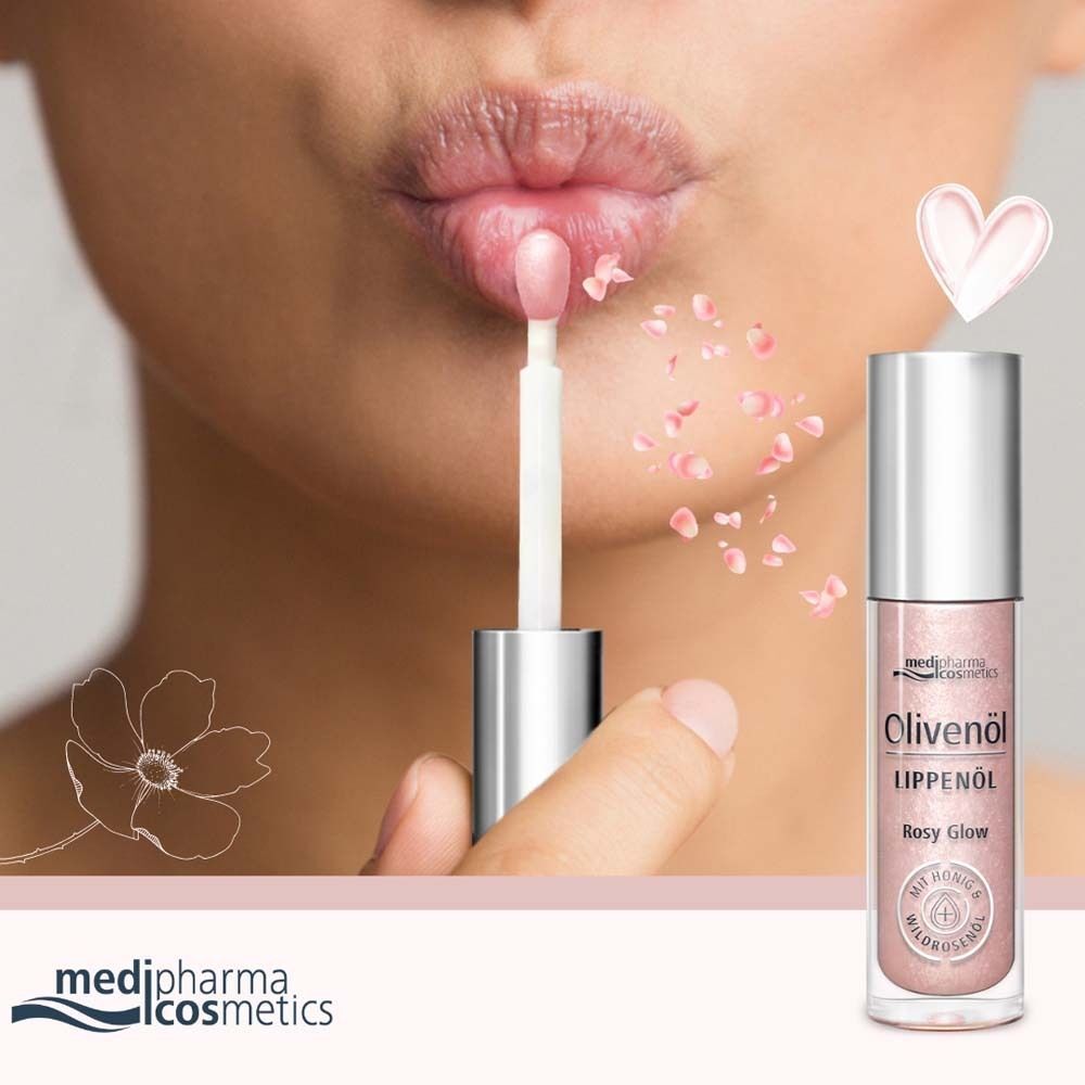 Medipharma Olivenöl Lippenöl Rosy Glow