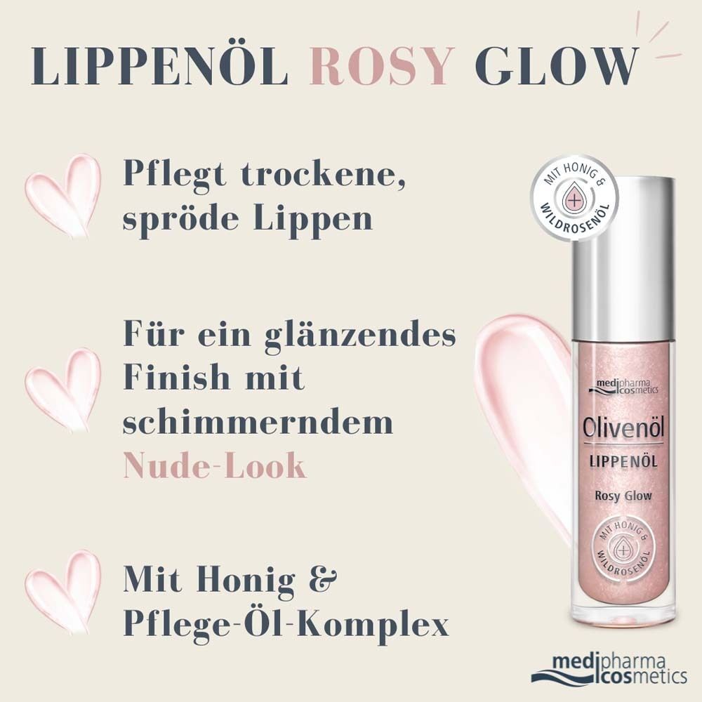 Medipharma Olivenöl Lippenöl Rosy Glow