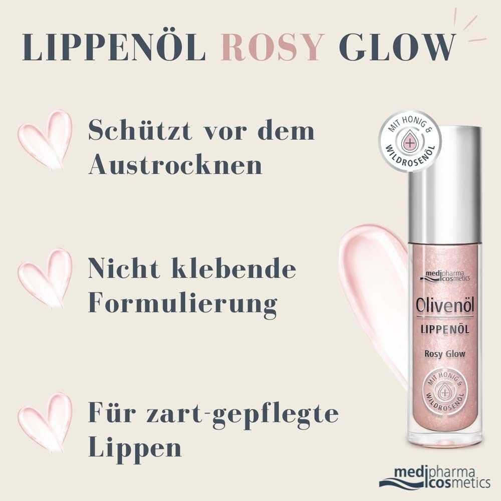 Medipharma Olivenöl Lippenöl Rosy Glow