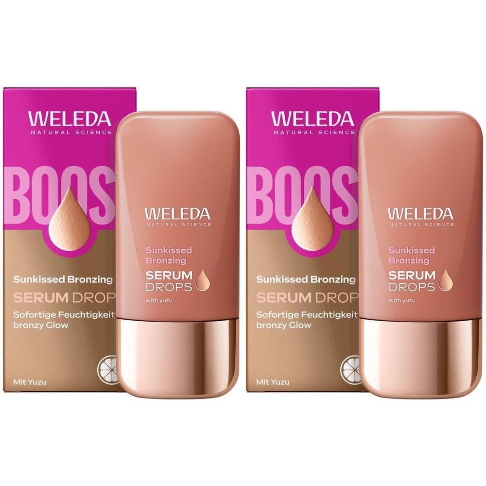 Weleda Sunkissed bronzing Serum Drops 2x 2x30 ml
