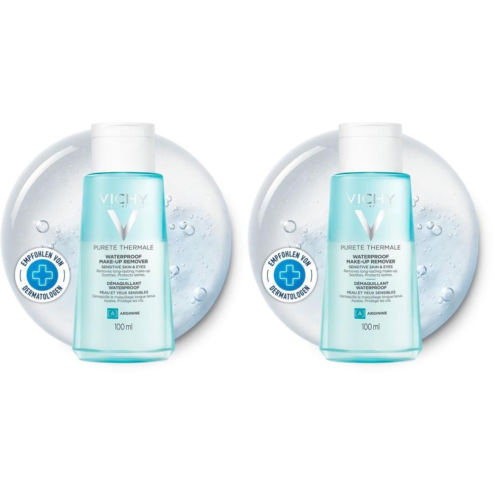 Vichy Purete Thermale Augen Make-up Ent.wasserf./R 2x 2x100 ml Lotion