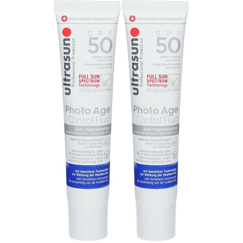 Ultrasun Photo Age Anti-Pigm.Contr.Fluid SPF 50 2x 2x40 ml Gel