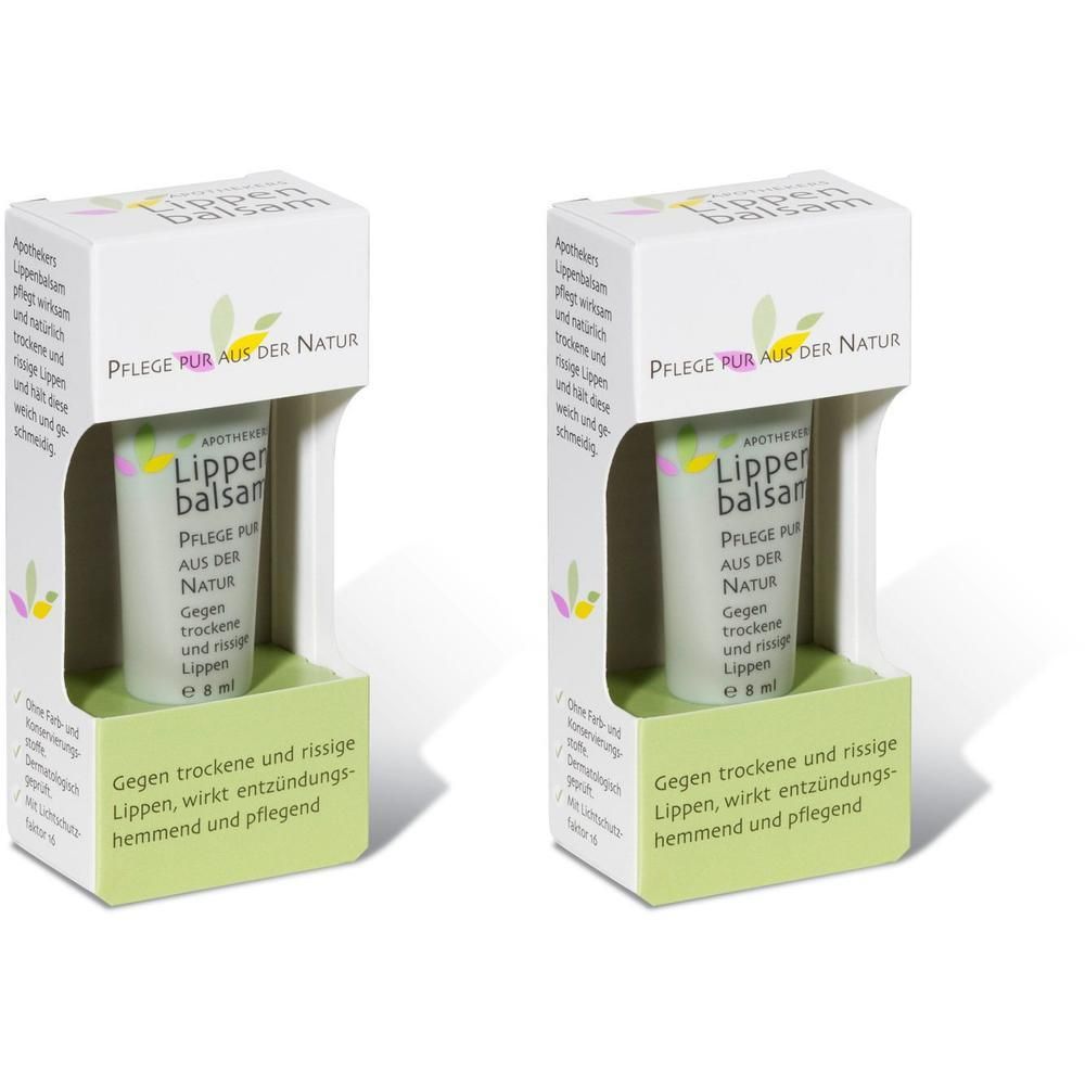 Apothekers Lippenbalsam Tube 2x 2x8 ml Balsam